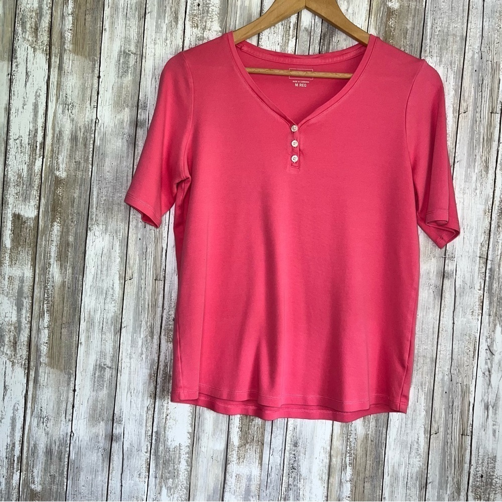 L.L. Bean Pink Blouse